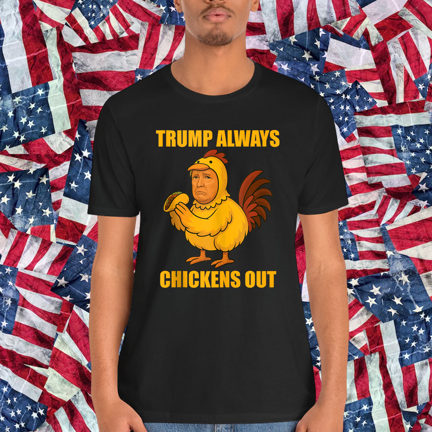 Let's Go Taco Always Chickens Out Shirt