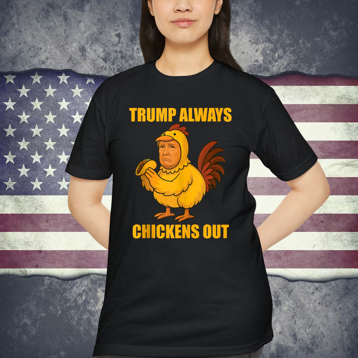 Let's Go Taco Always Chickens Out Shirt