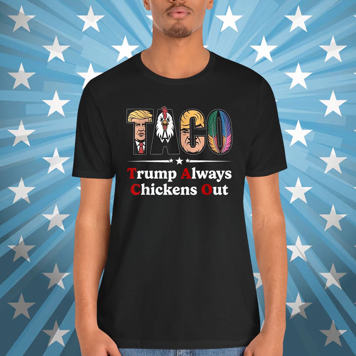 Let's Go Taco Trump Chicken Out America Shirt