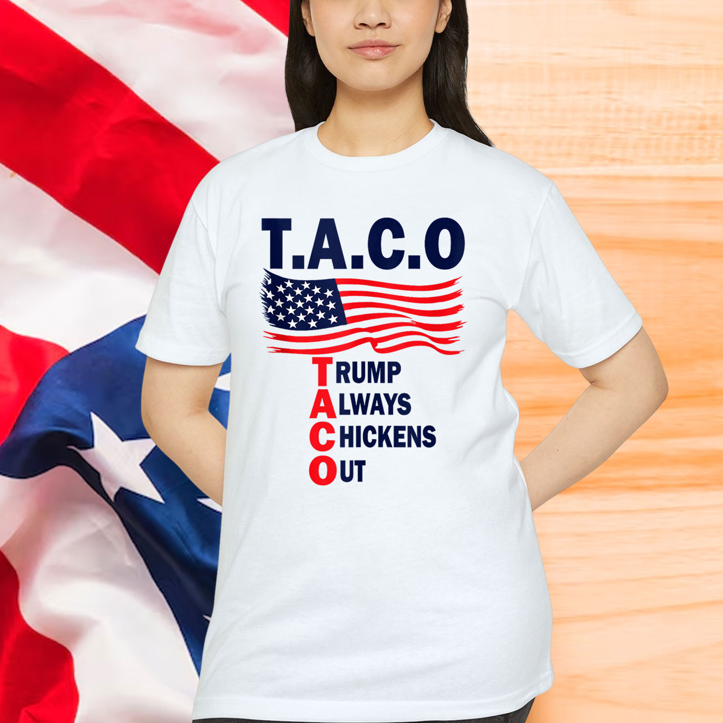 Funny TACO Trump Parody Political Humor Shirt