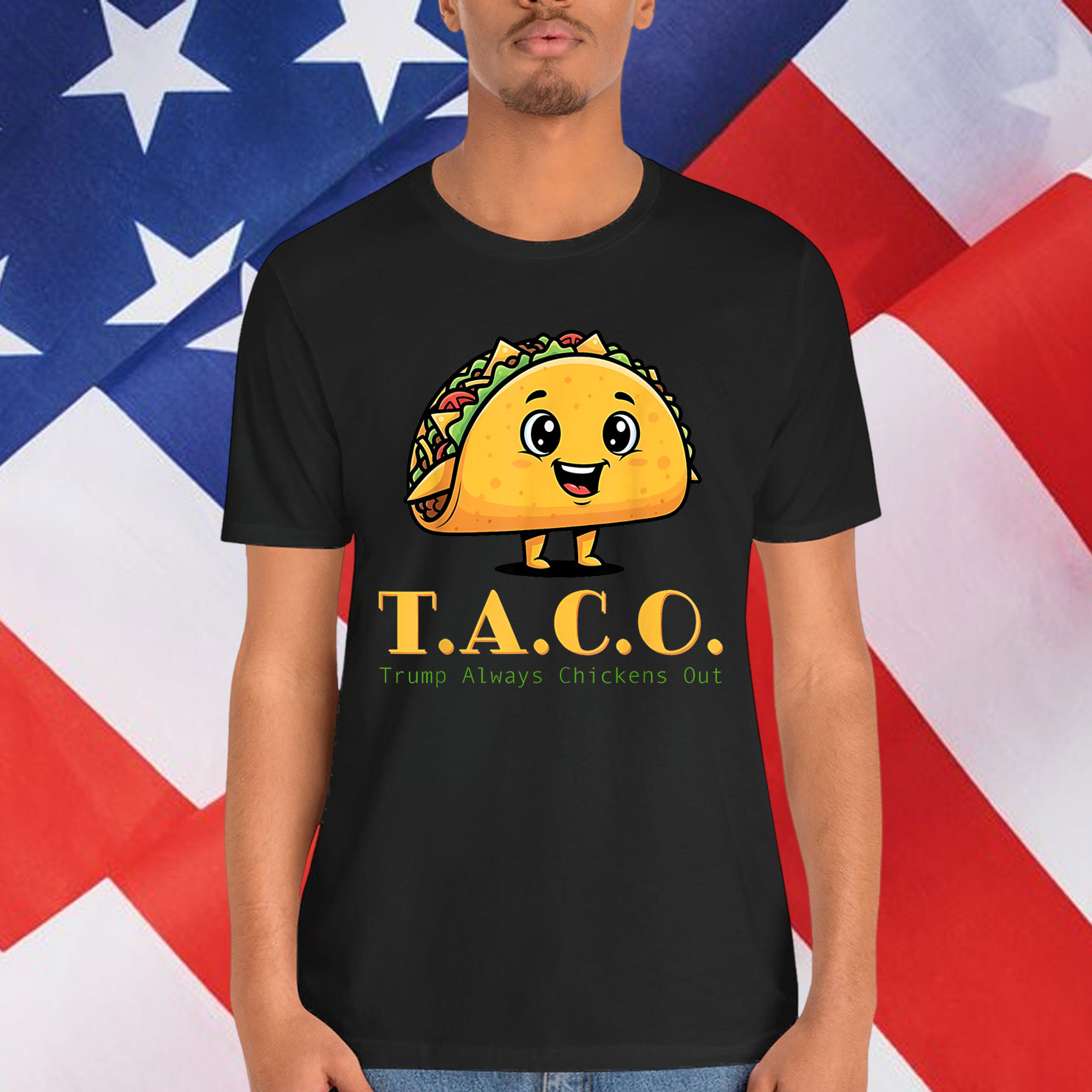 Funny Taco Trump Always Chickens Out For Shirt