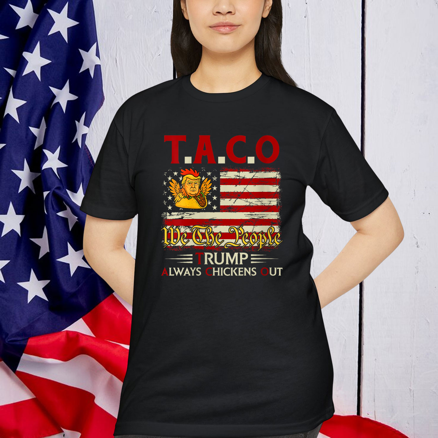 Let's Go Taco Trump Out Shirt