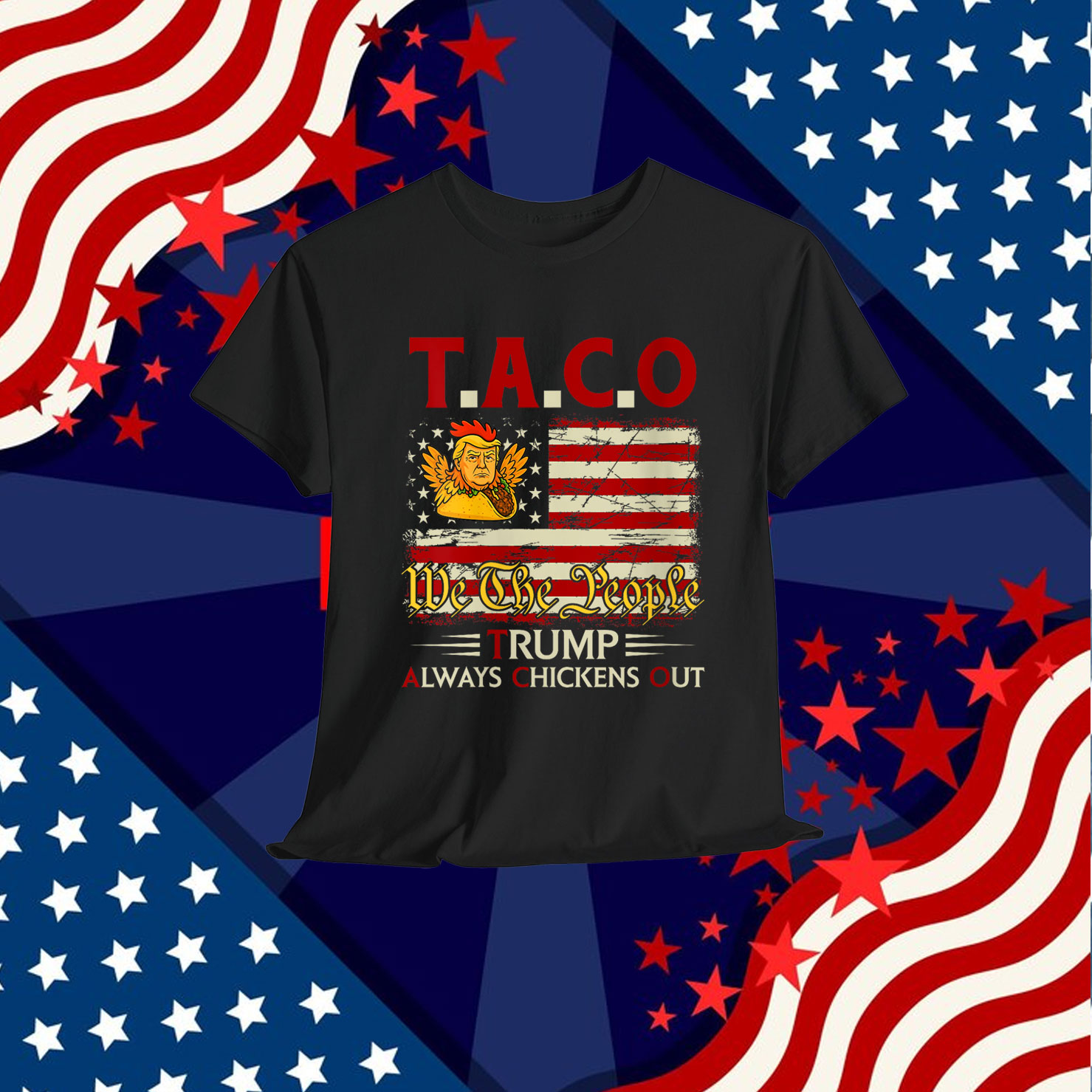 Let's Go Taco Trump Out Shirt