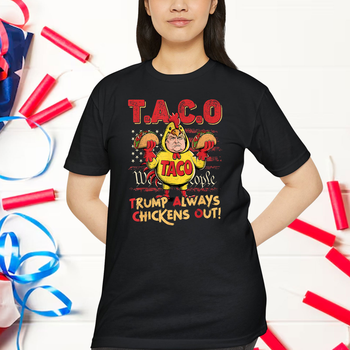 Let's Go Taco Always Chickens Trump Shirt