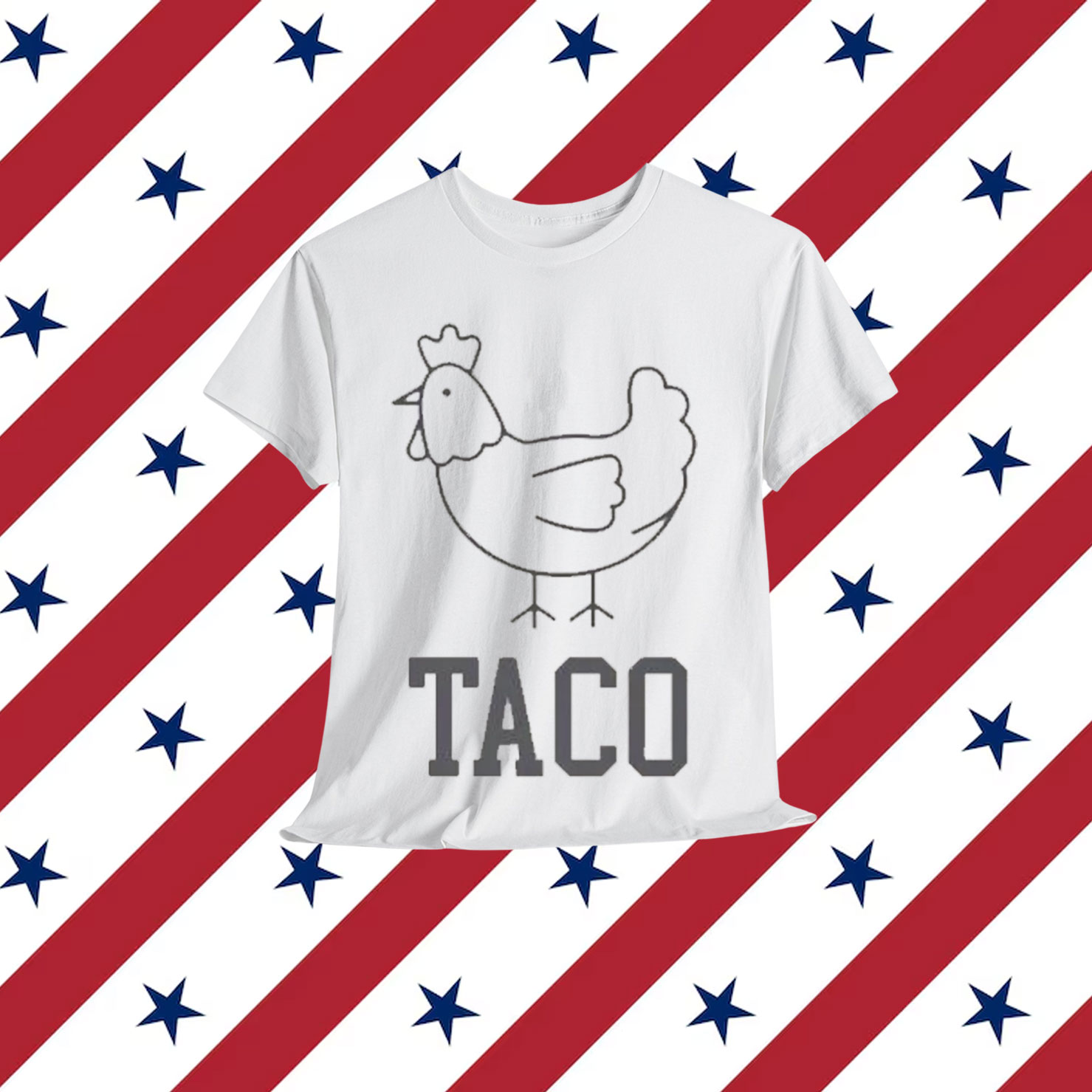 Trump Always Chickens Out Shirt