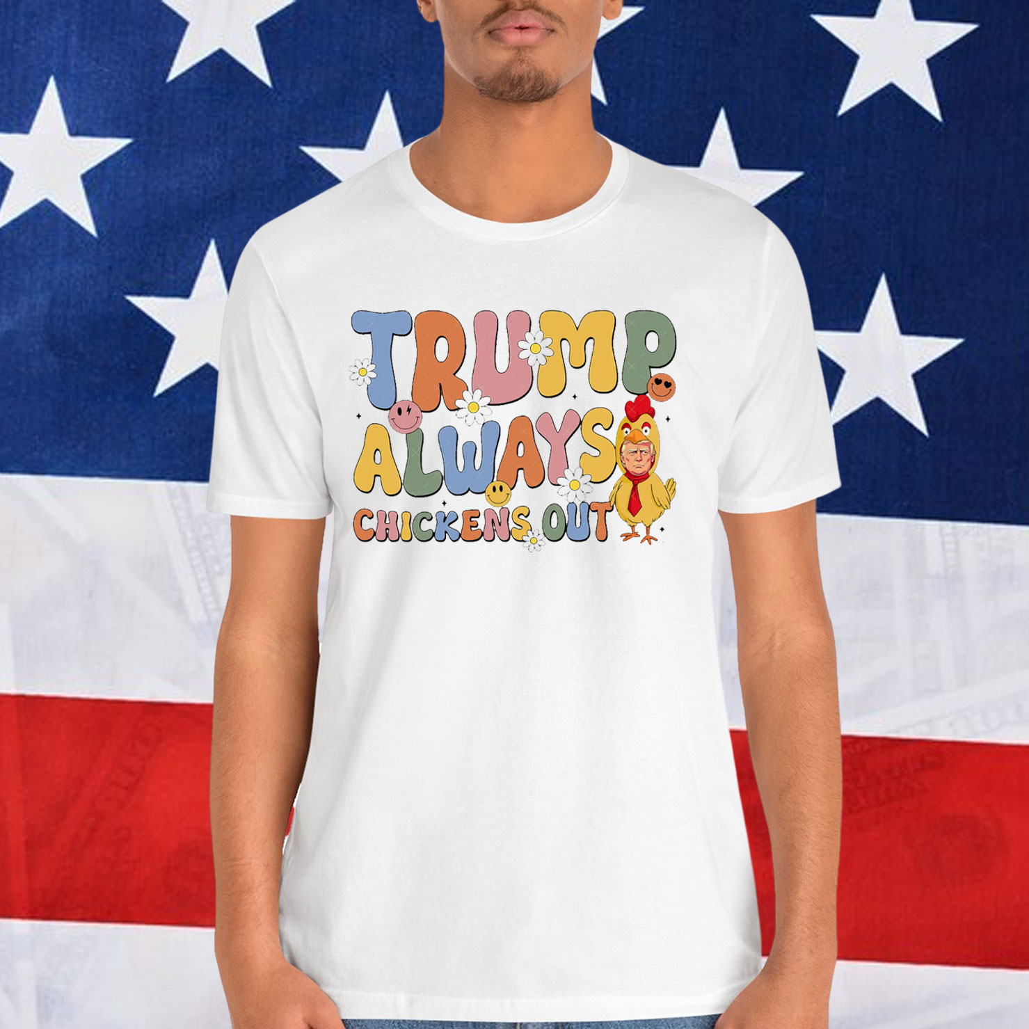 Retro Trump Always Chickens Shirt