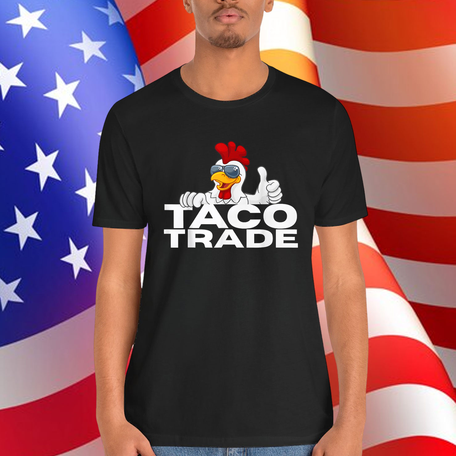 Let's Go Taco Trump Chickens Shirt