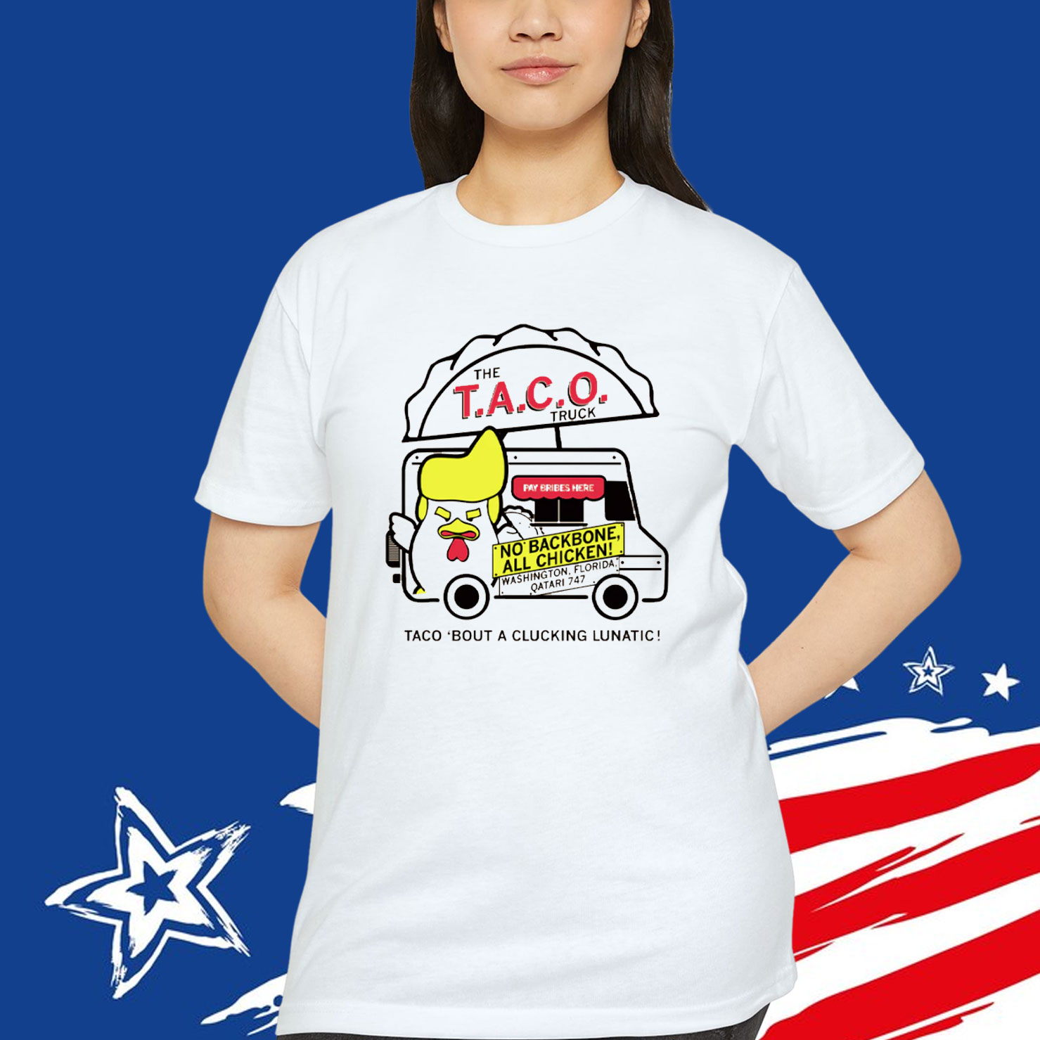 Trump TACO Truck Chickens Out Shirt