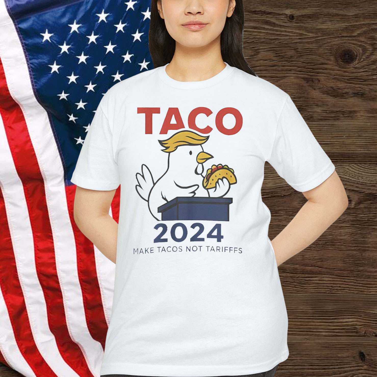 Let's Go TACO Chicken Shirt