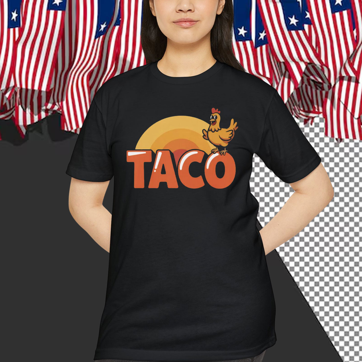 TACO Trump Always Chickens Out Shirt