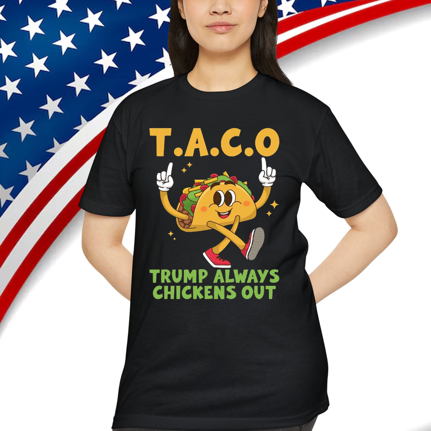 TACO Trump Always Chickens Out Shirt