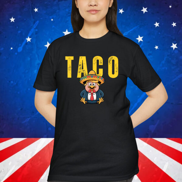 Let's Go Taco Funny Trump Cartoon Shirt