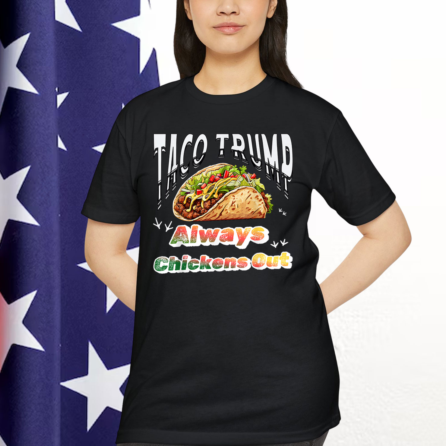 Taco Trump Always Chickens Shirt