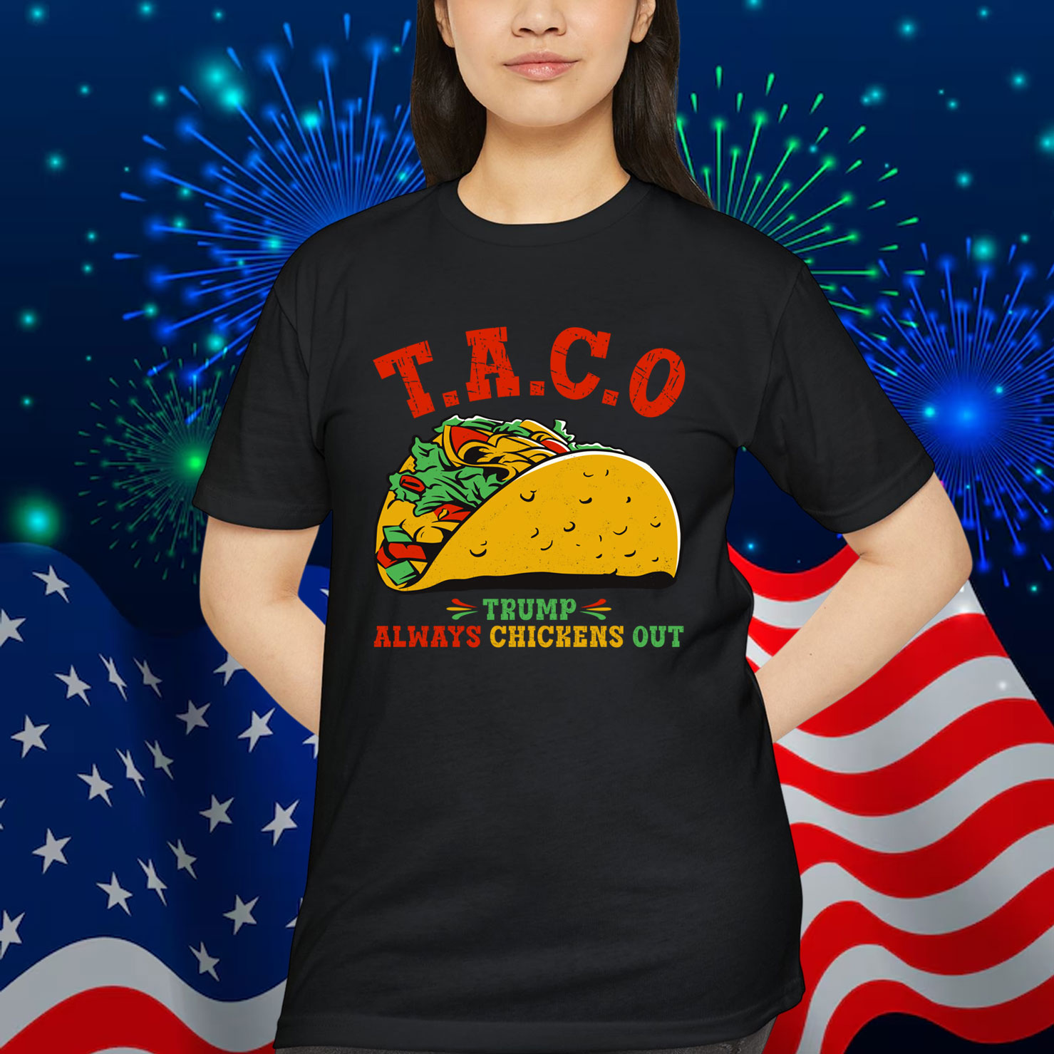 Let's Go Taco Trump Always Chickens Shirt