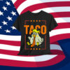 Taco Trump Always Chickens Out Funny Shirt