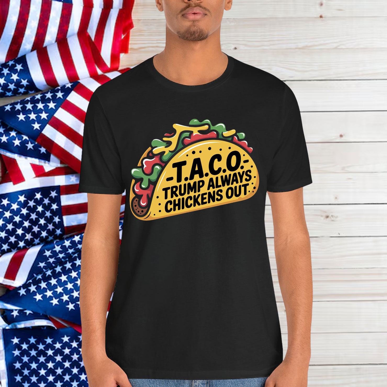 Trump TACO Always Chickens Out Shirt