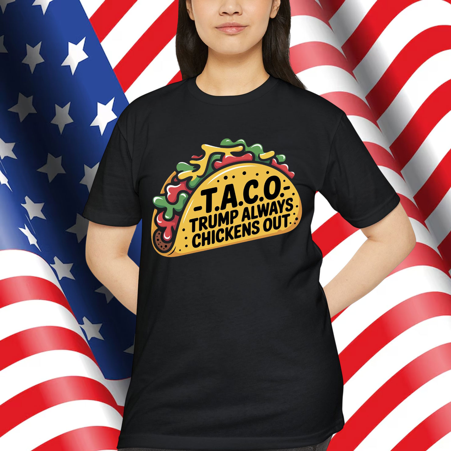 Trump TACO Always Chickens Out Shirt