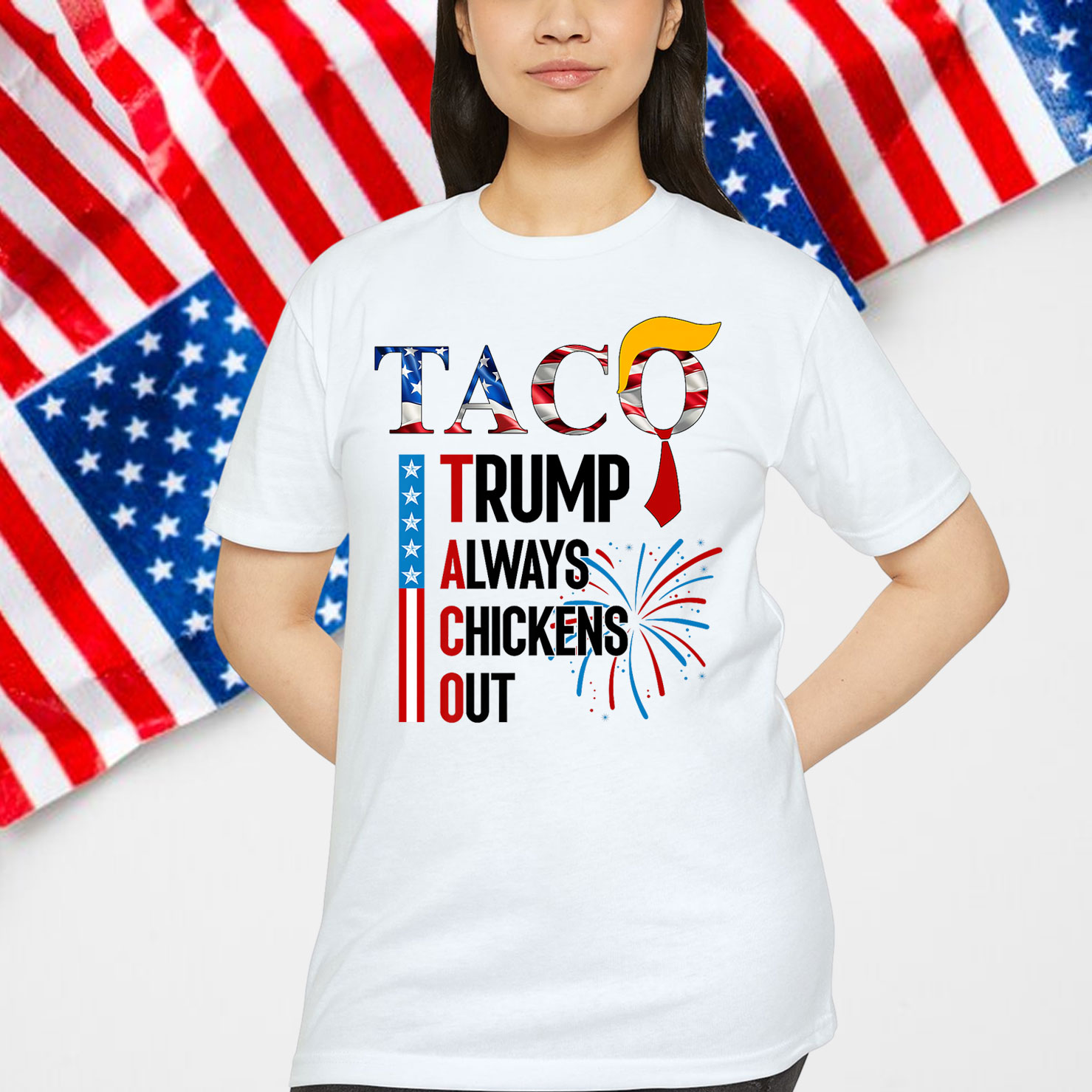 Taco Trump Always Chickens Shirt