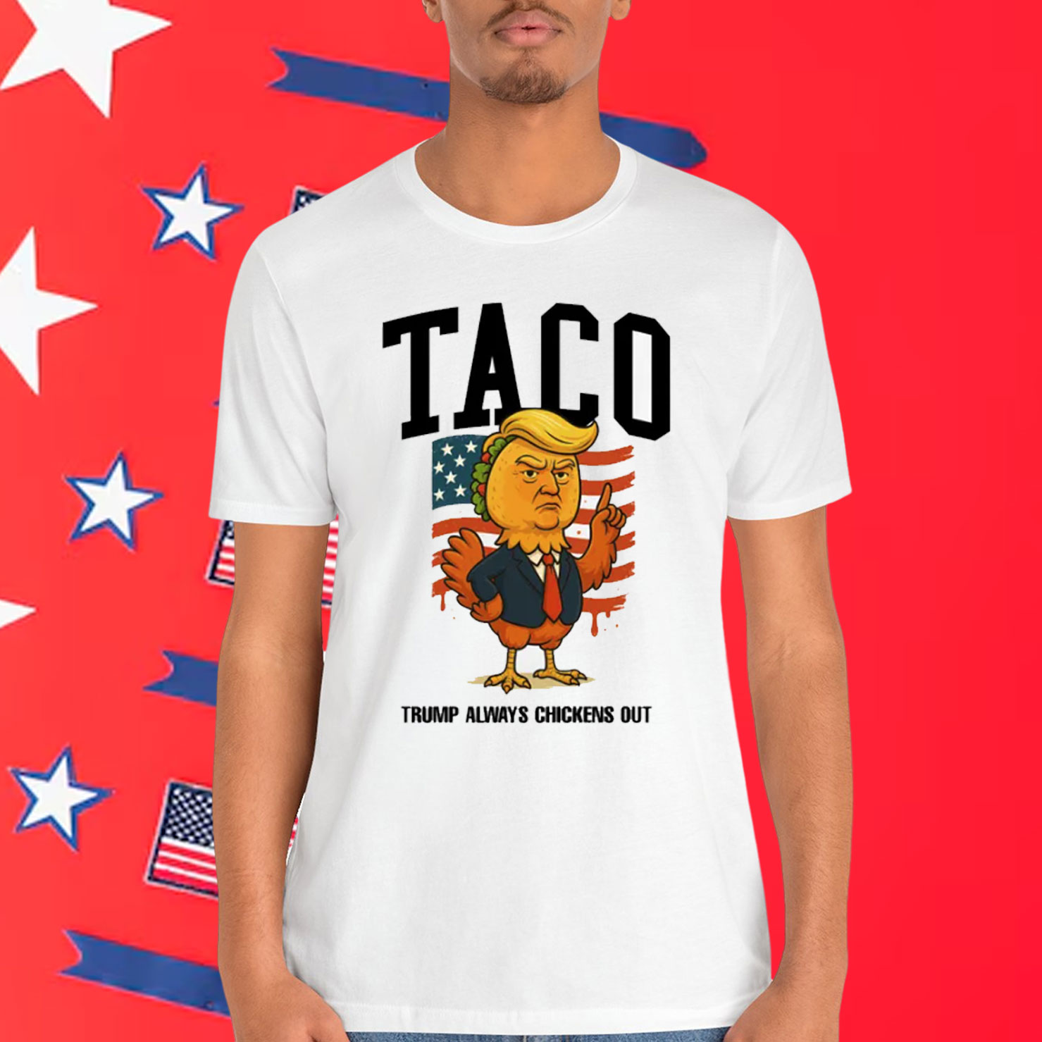 Taco Trump Always Chickens Shirt