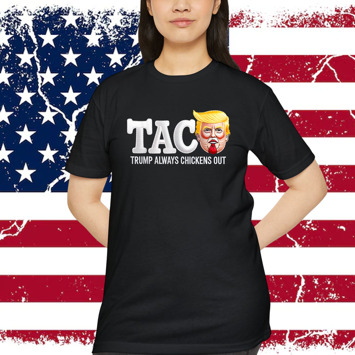 Let's Go Taco Trump Always Chickens Shirt