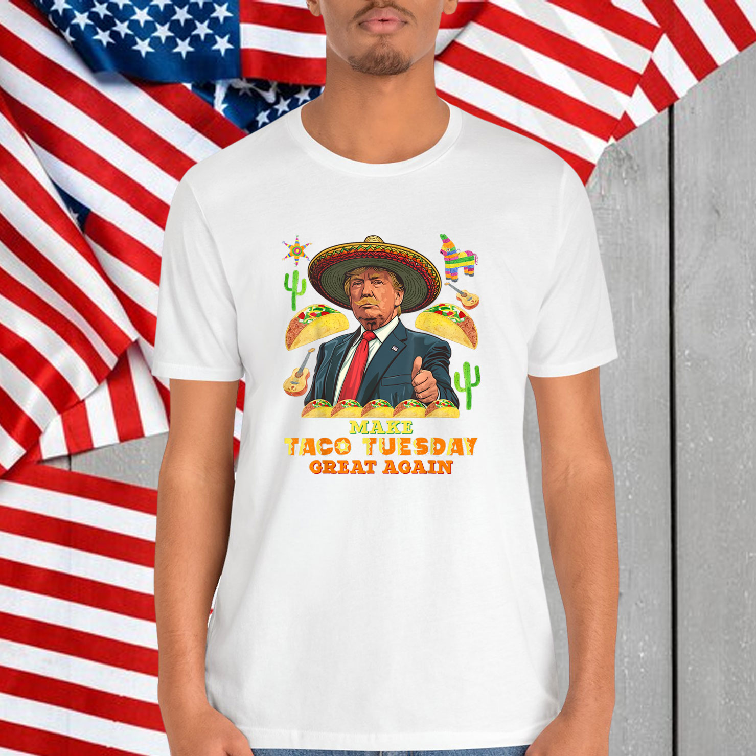 Taco Tuesday Make Taco Tuesday Great Again Donald Trump Shirt