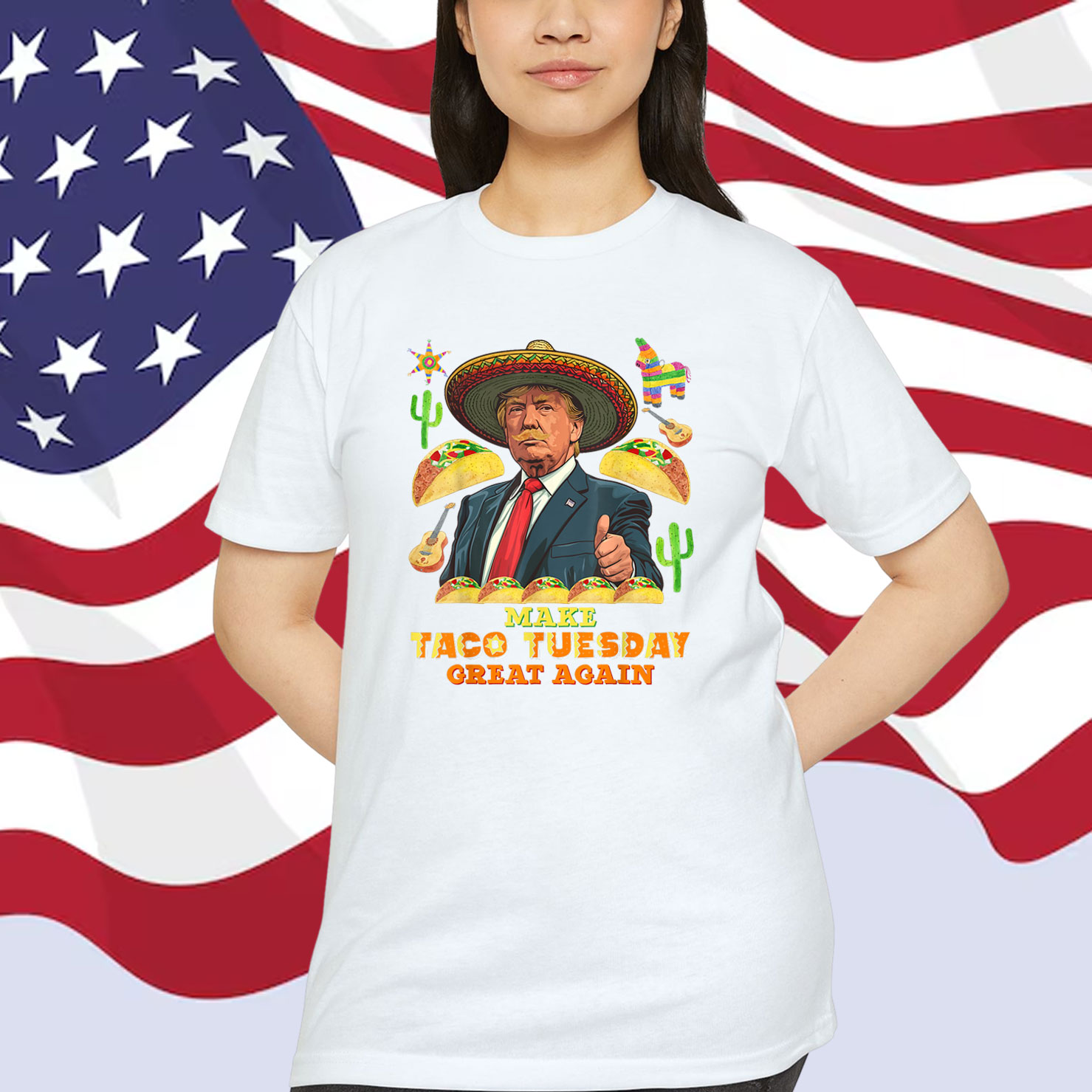 Taco Tuesday Make Taco Tuesday Great Again Donald Trump Shirt