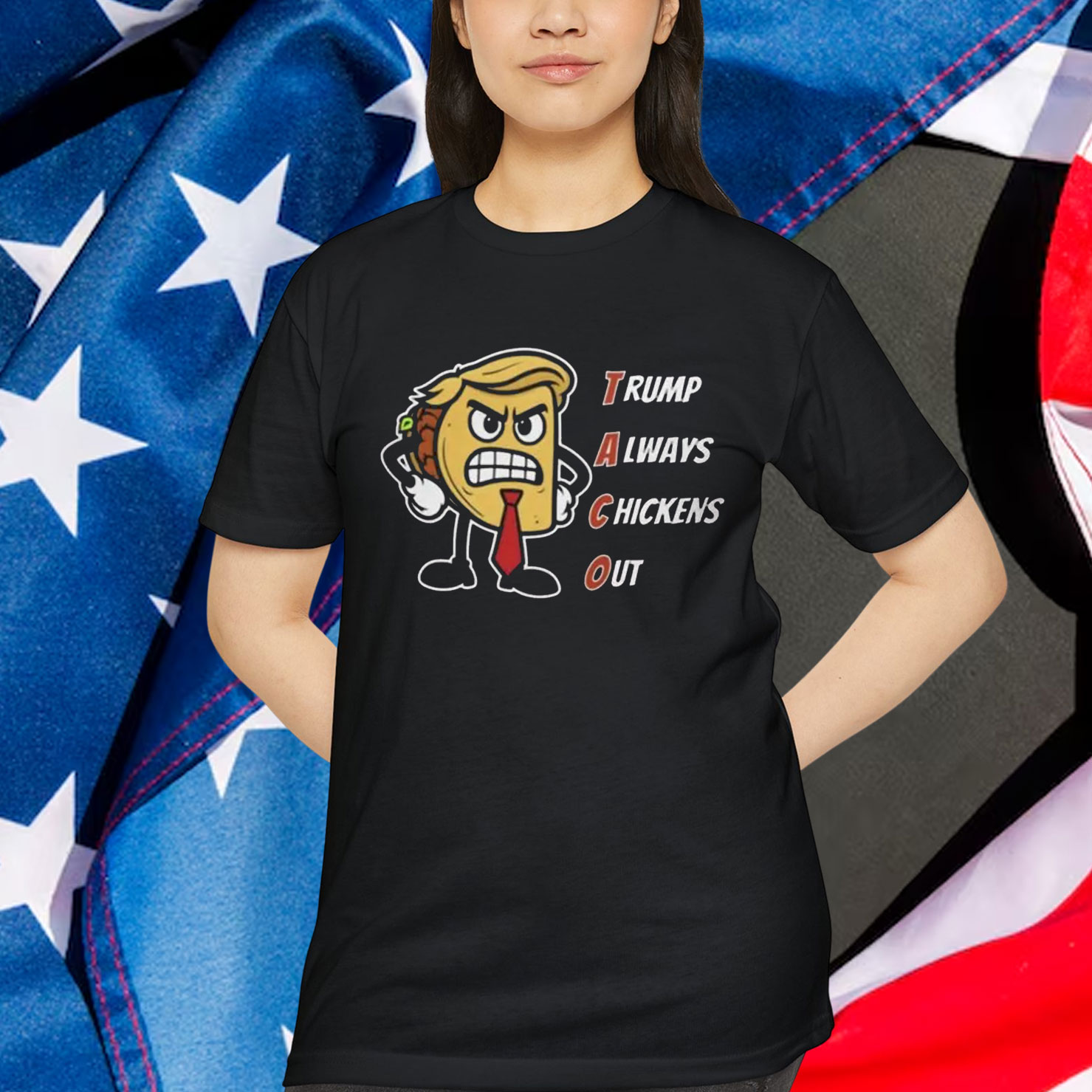 Trump Always Chickens Out TACO Shirt