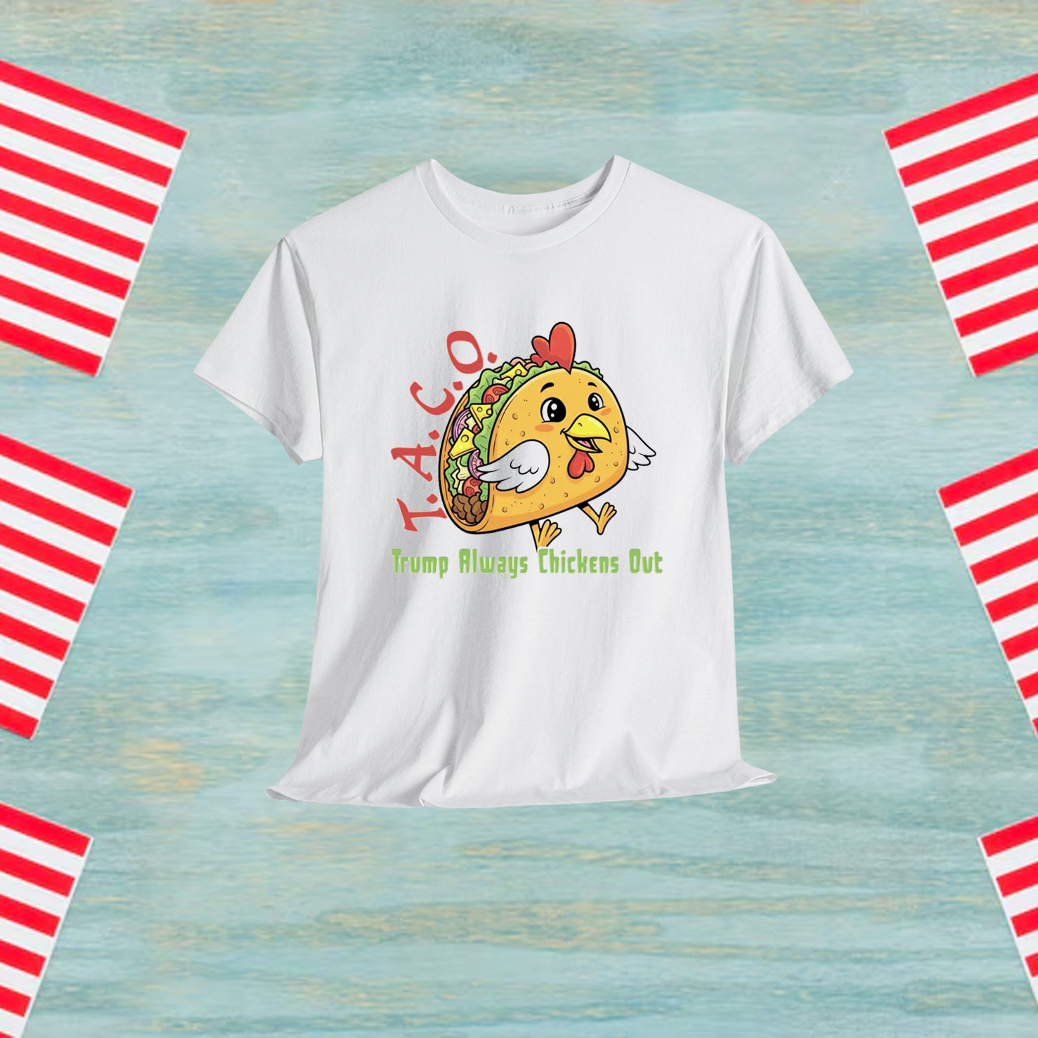 Trump Always Chickens Out Shirt