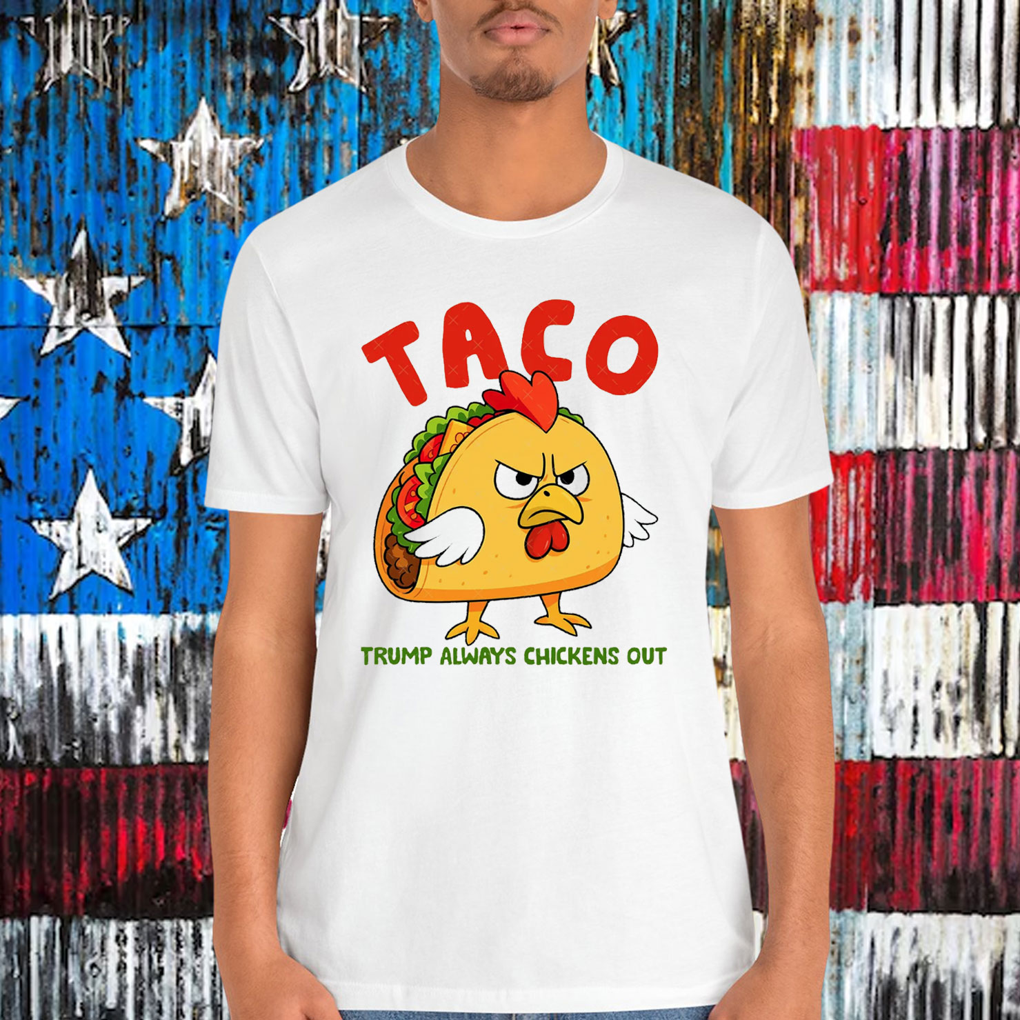 Trump Always Chickens Out Shirt