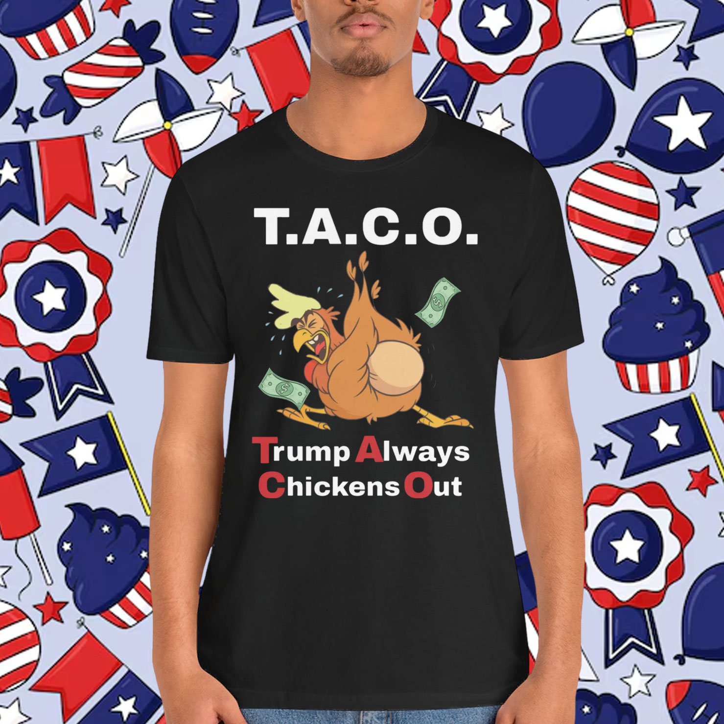 Trump Always Chickens Out Shirt