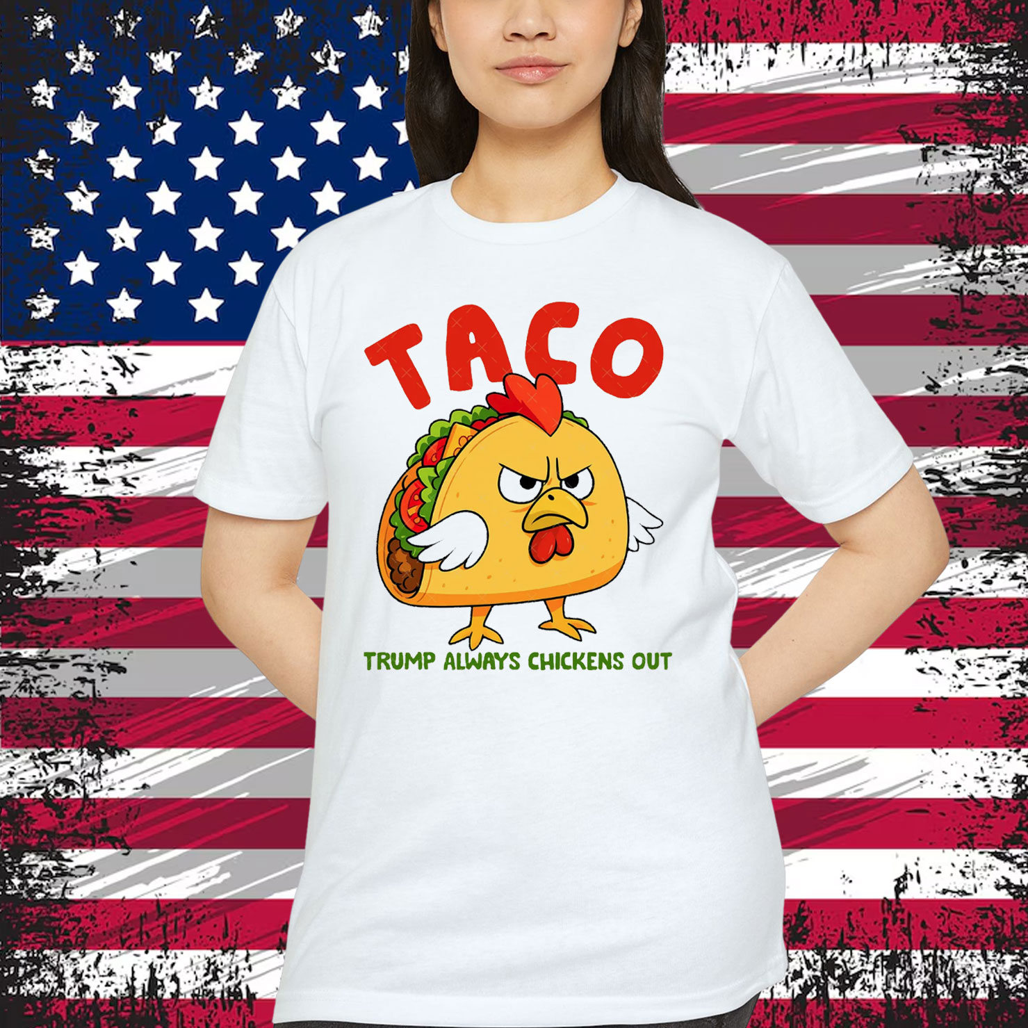 Trump Always Chickens Out Shirt