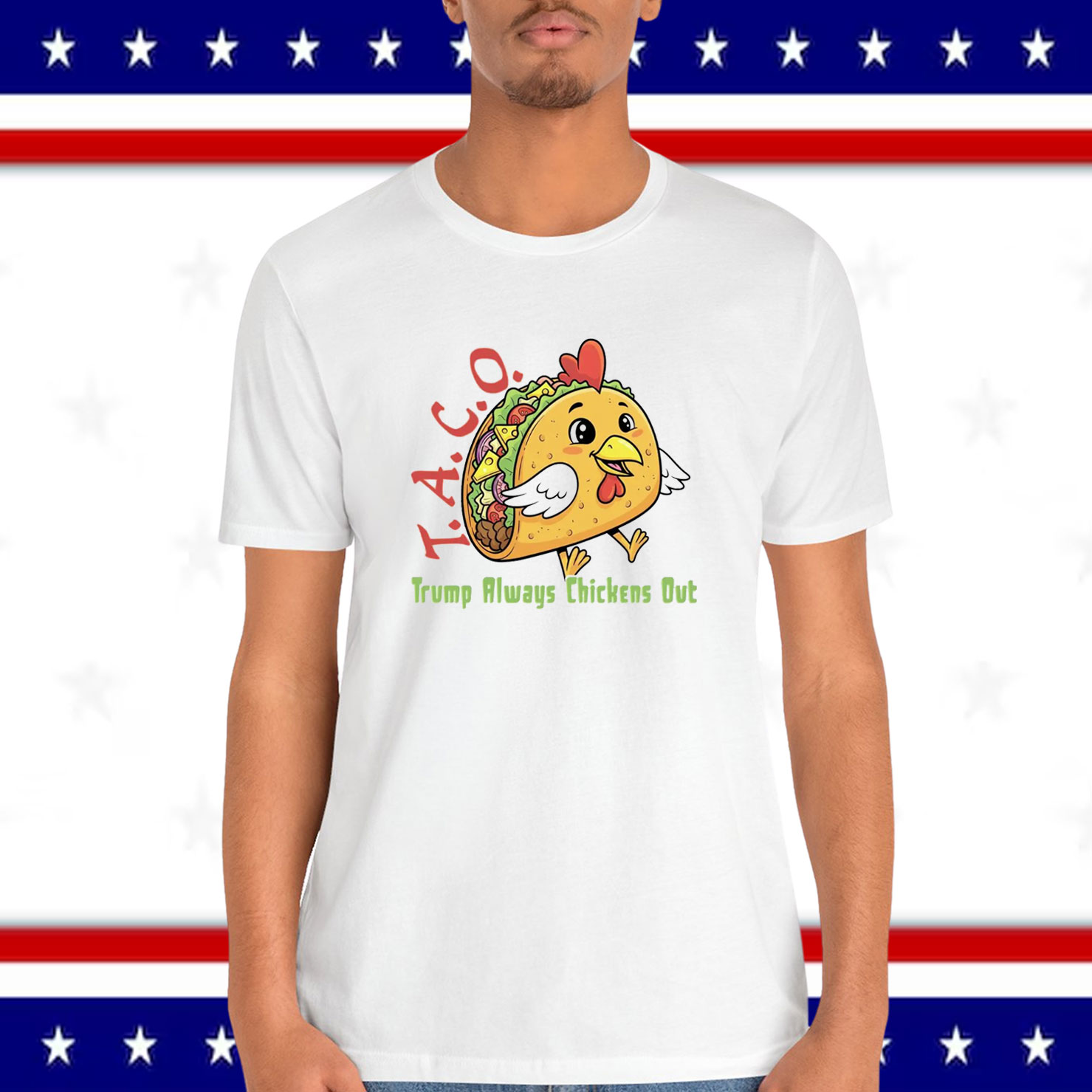 Trump Always Chickens Out Shirt