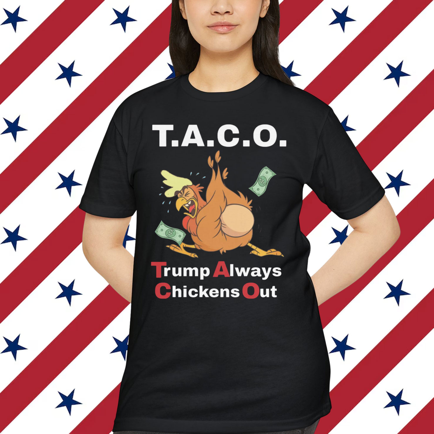 Trump Always Chickens Out Shirt
