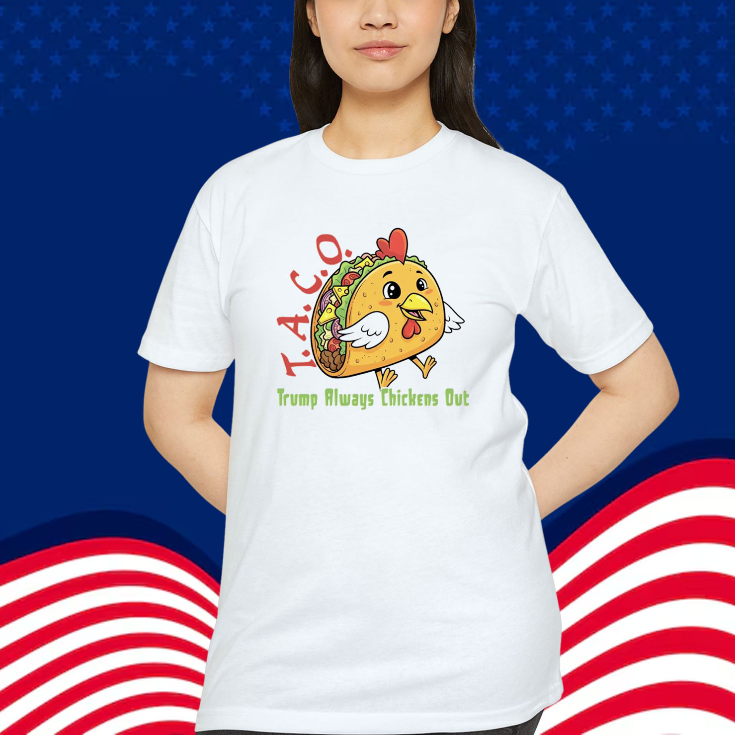 Trump Always Chickens Out Shirt