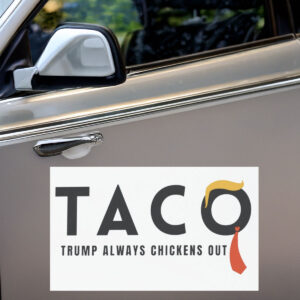 Trump Taco Car Magnet