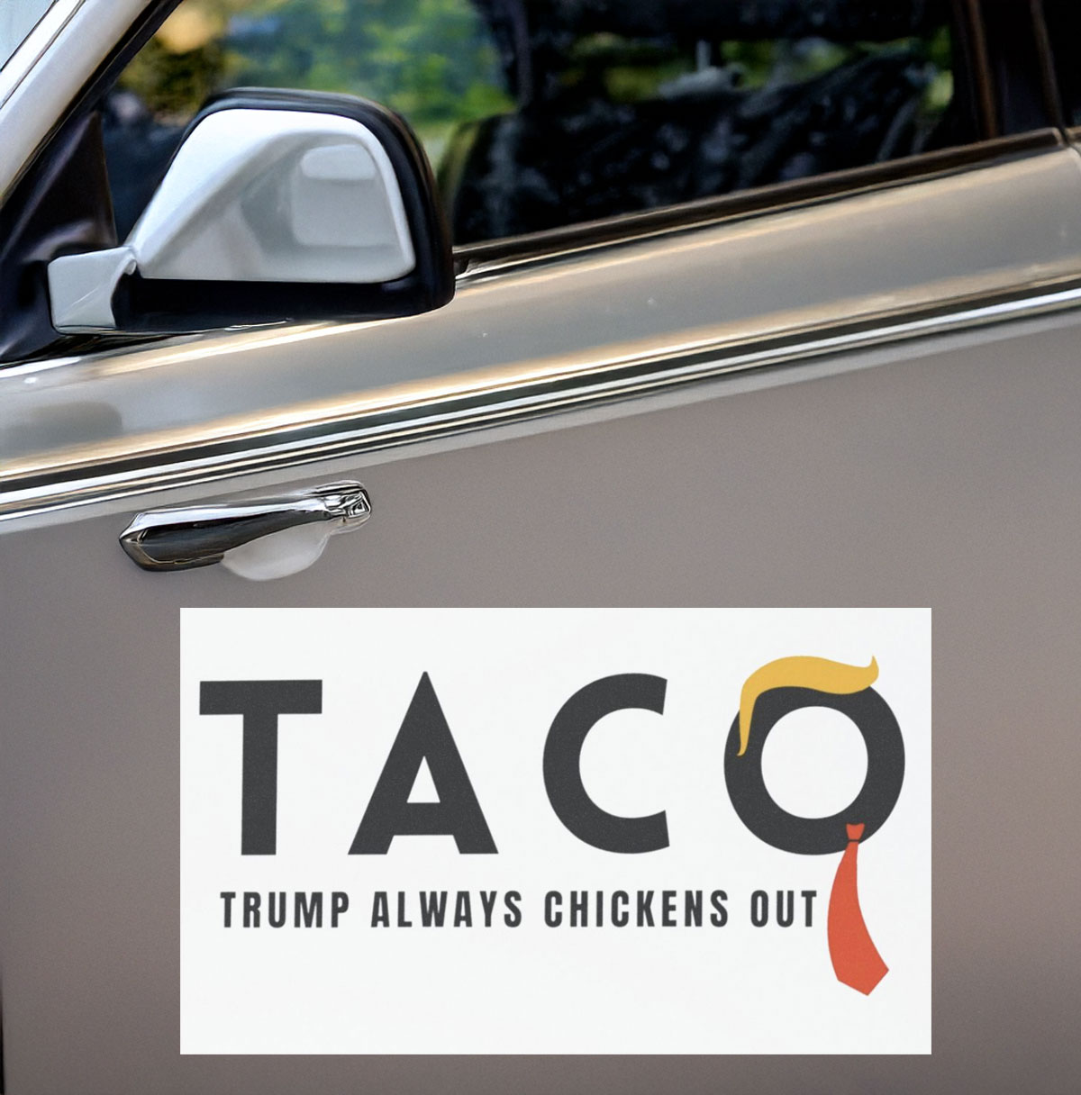 Trump Taco Car Magnet