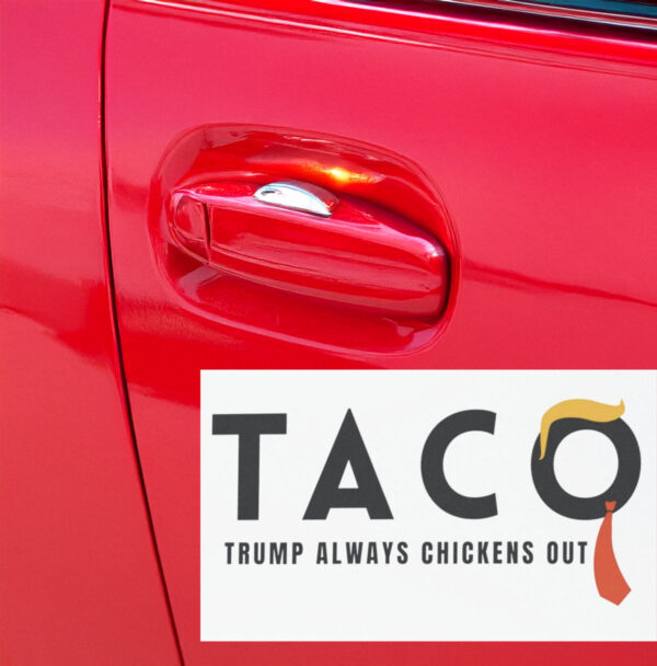 Trump Taco Car Magnet