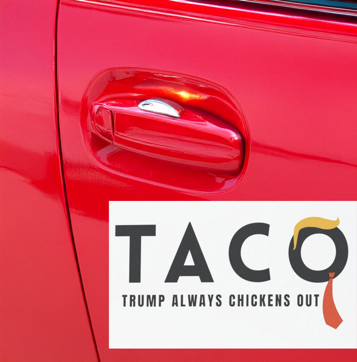 Trump Taco Car Magnet