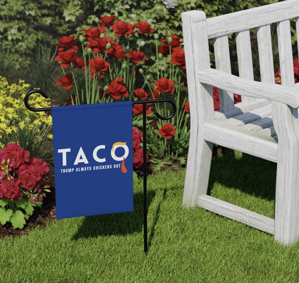 Trump Taco Garden Banner