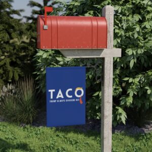 Trump Taco Garden Banner
