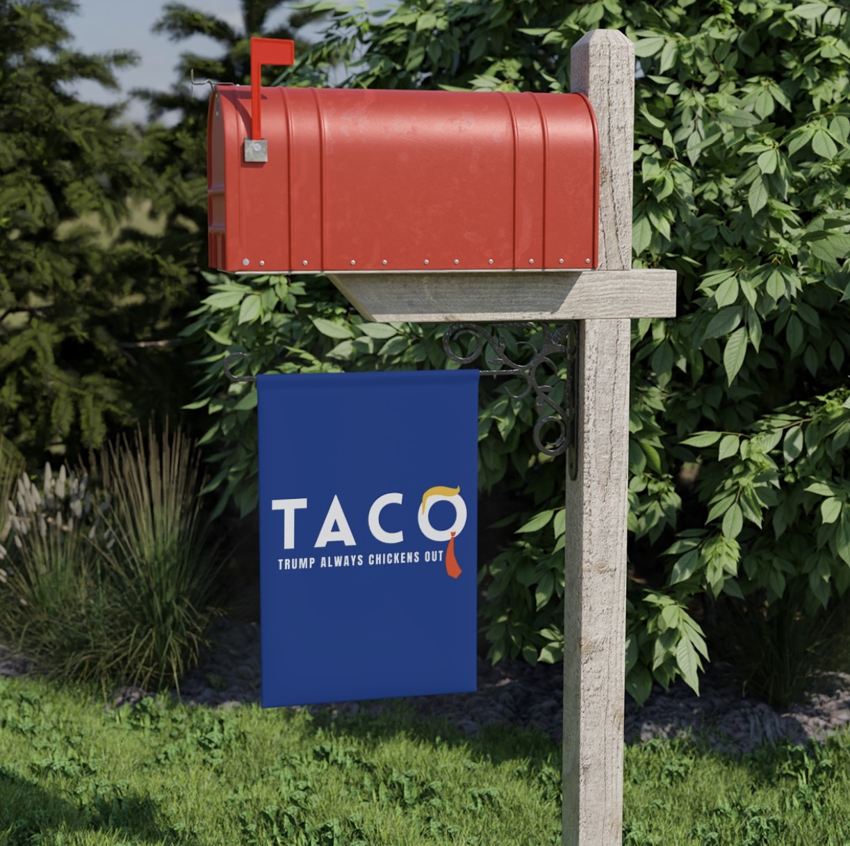Trump Taco Garden Banner