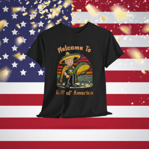 Trump Taco Gulf of America Retro Sunset Shirt
