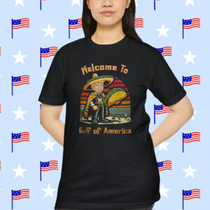 Trump Taco Gulf of America Retro Sunset Shirt