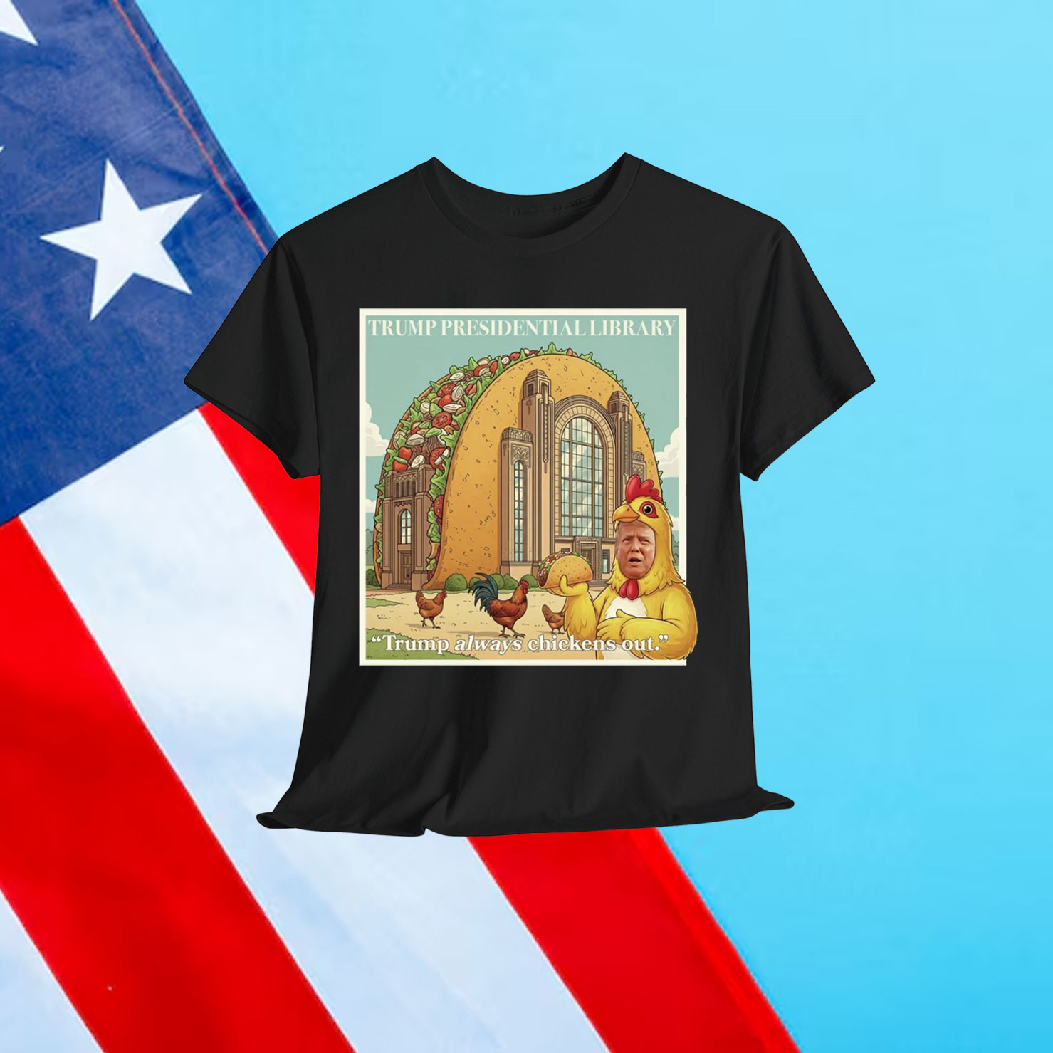 Trump TACO Library Shirt