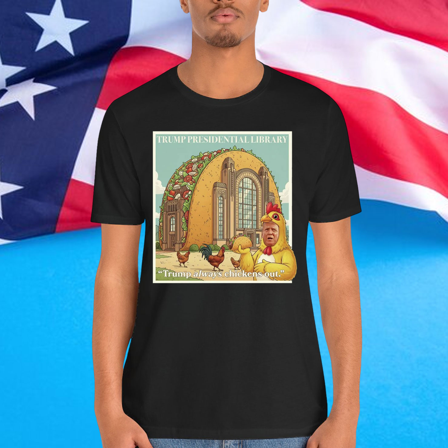 Trump TACO Library Shirt