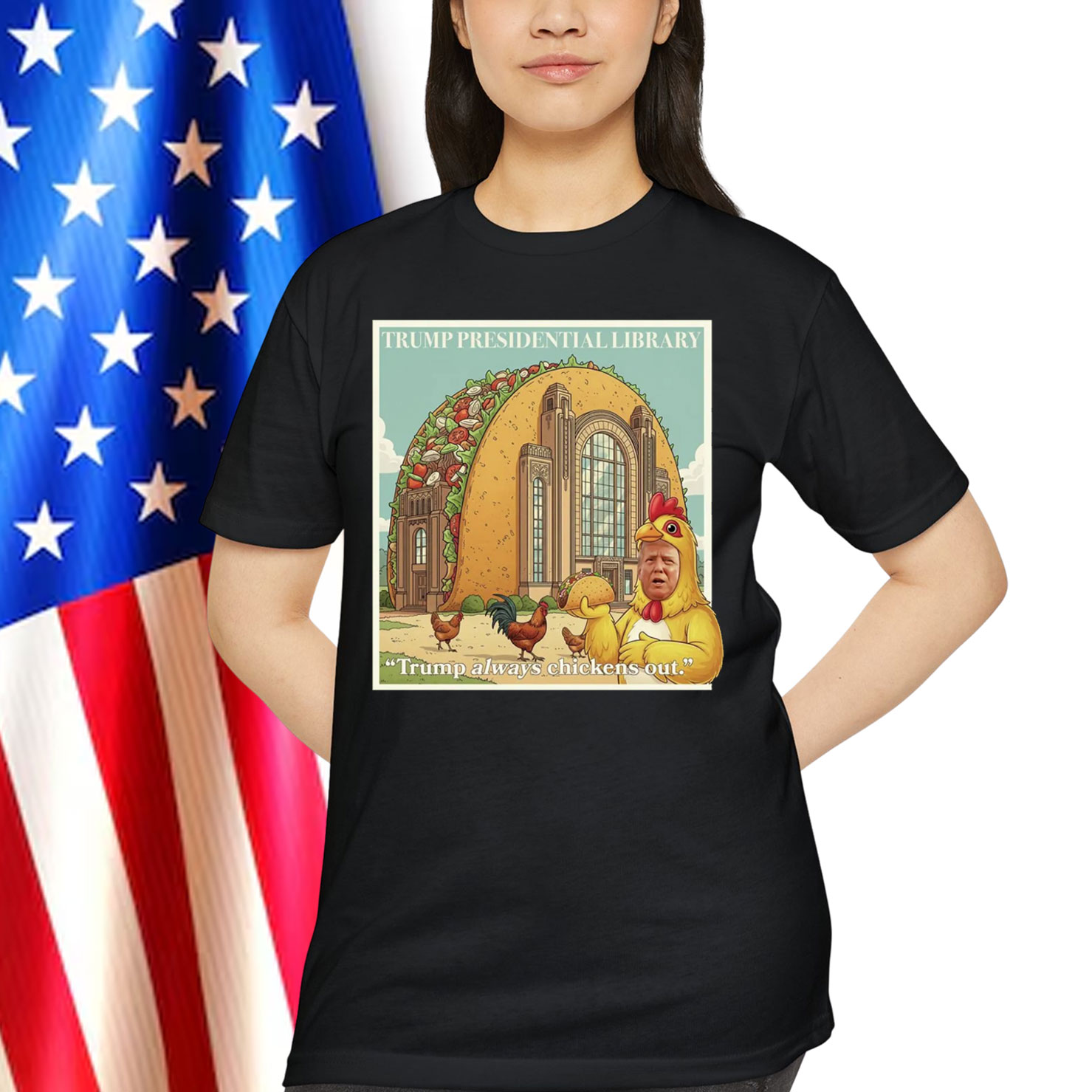 Trump TACO Library Shirt