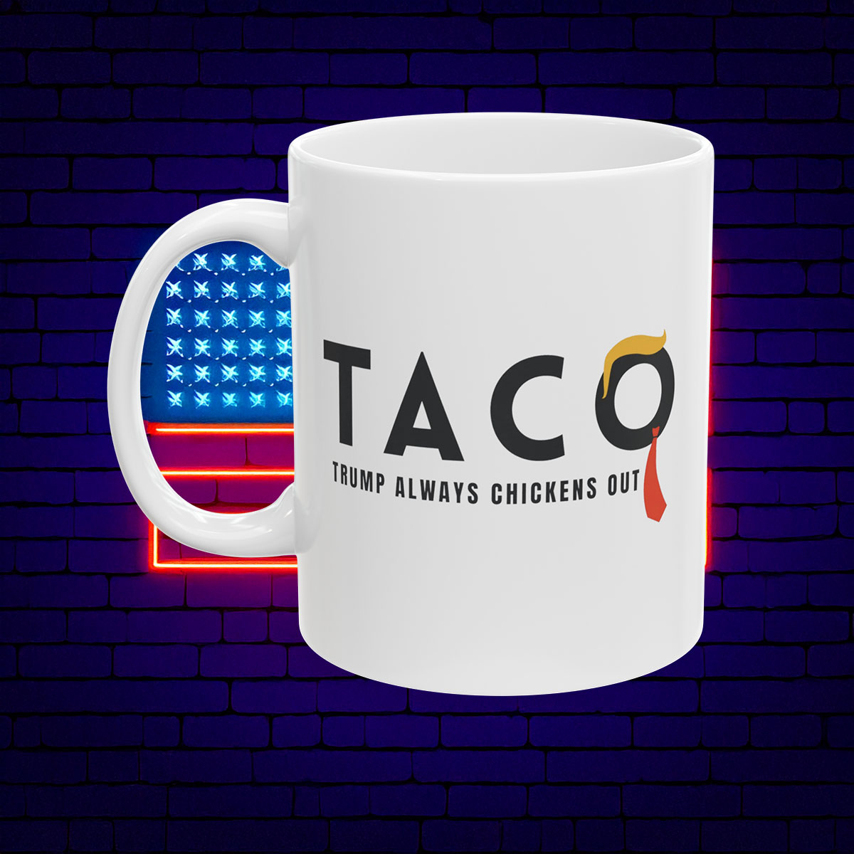 Trump Taco White Mugs