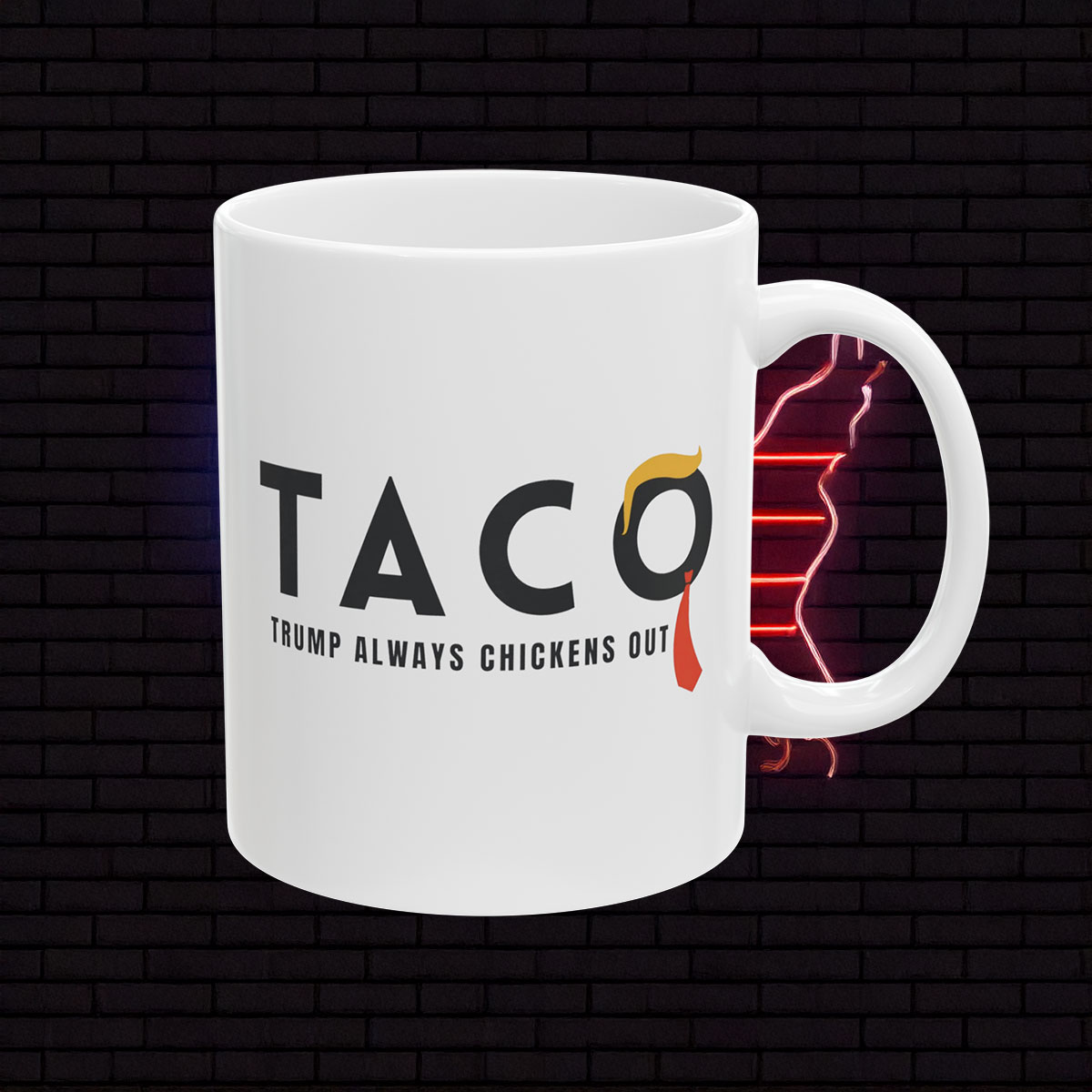 Trump Taco White Mugs