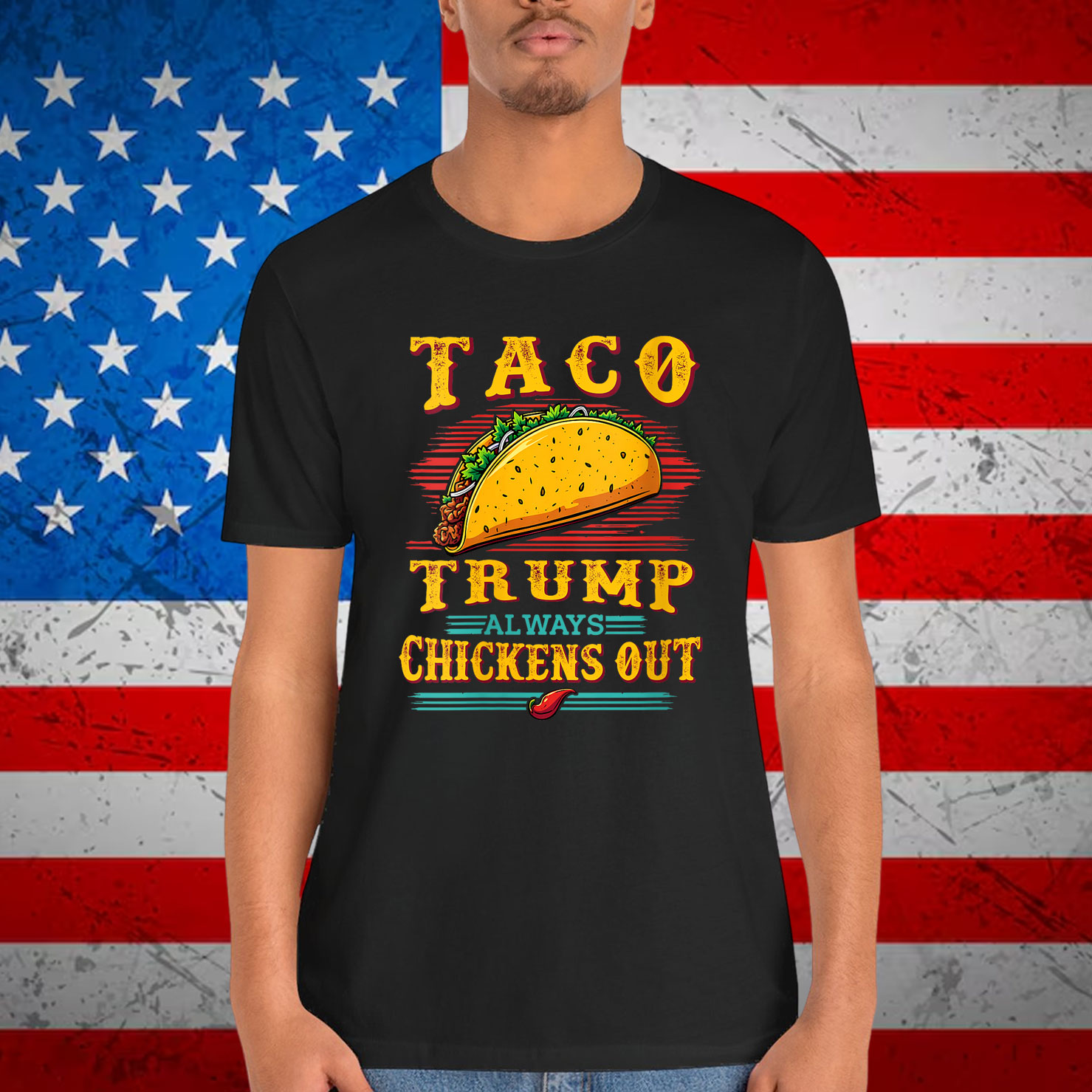 Let's Go Womens Trump Taco Funny Out Shirt