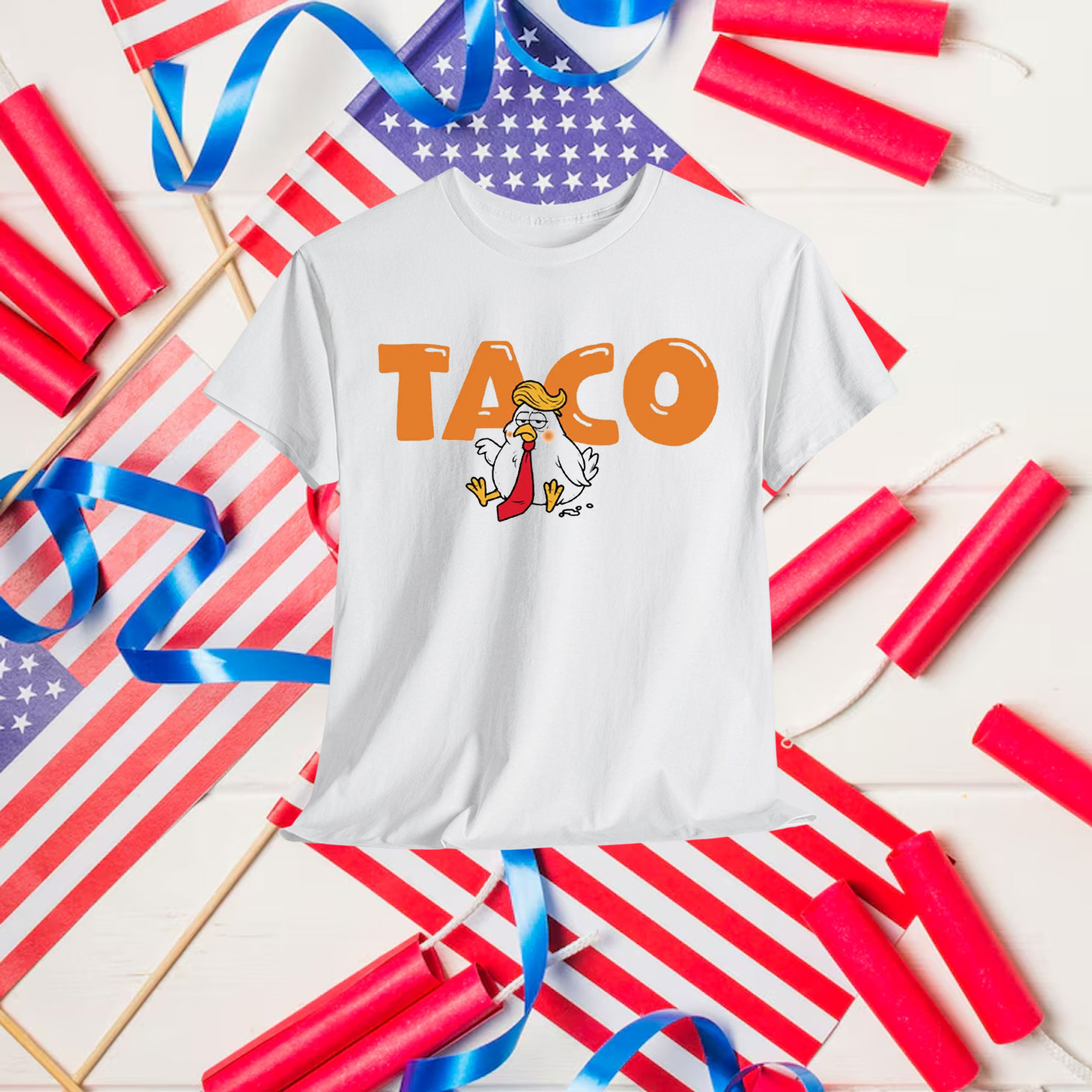 Trump Always Chickens Taco Protest Gifts T-Shirt